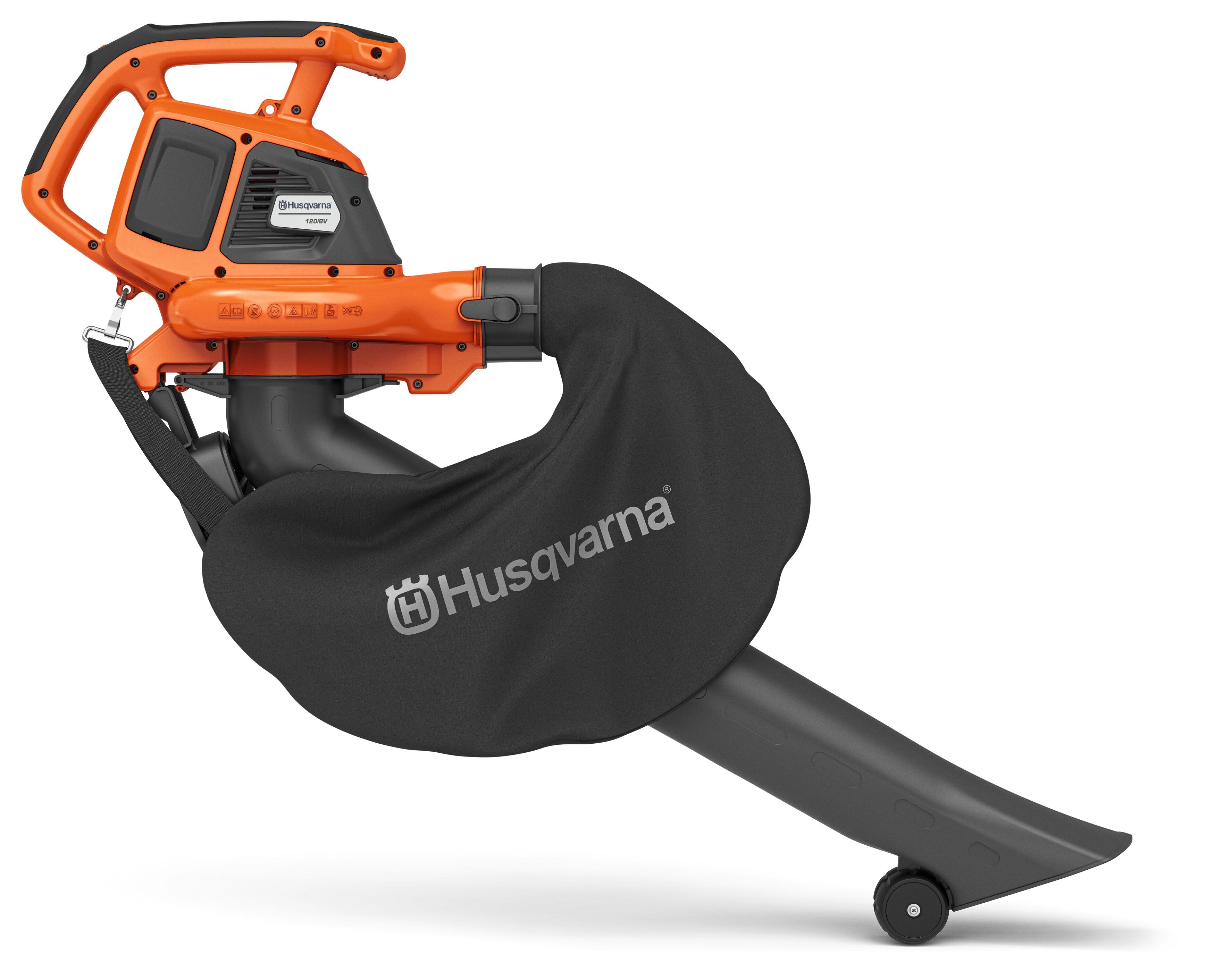 Akku-Laubbläser/-sauger Husqvarna 120iBV Set inkl. Akku und Ladegerät