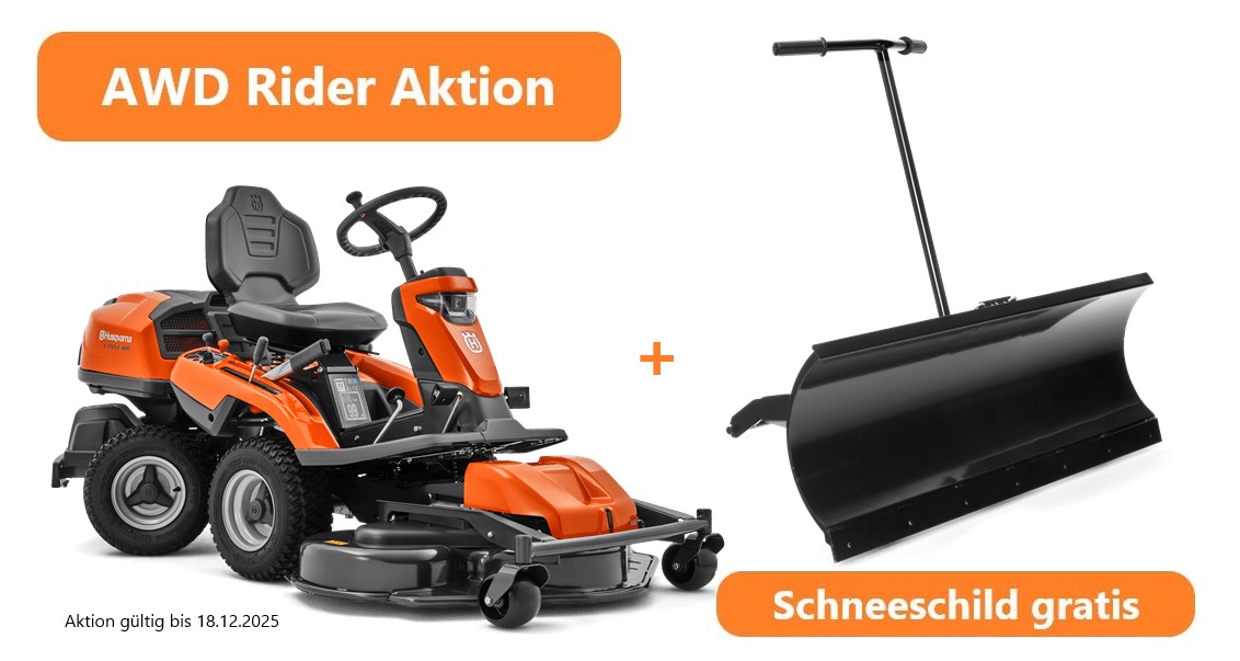 Rasentraktor HUSQVARNA Rider R 316TsX AWD mit KAWA-Motor INKLUSIVE Mähdeck