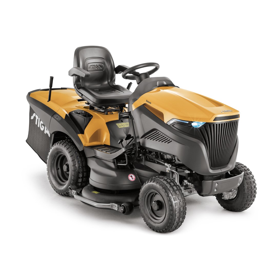 Rasentraktor STIGA Estate 9122 WX Allrad, 2-Zylinder Honda-Motor, 24 PS